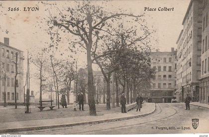 IN 9 - (69)  LYON -   PLACE COLBERT - 2 SCANS
