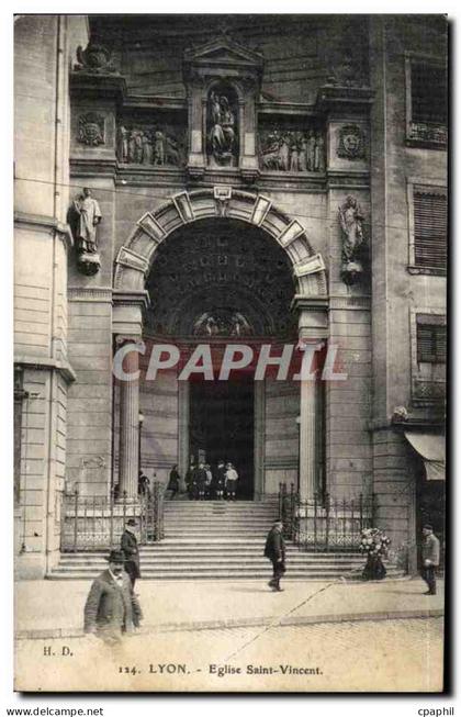 Lyon CPA Eglise Saint Vincent