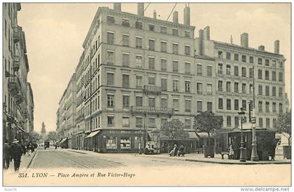 Dép 69 - Lyon 2 - Place Ampère et rue Victor Hugo - bon état général