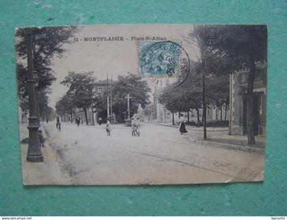 LYON. RHONE. 8°ARRONDISSEMENT. MONTPLAISIR. PLACE SAINT-ALBAN.