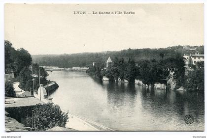 CPA - Carte postale - France - Lyon - La Saône à l'Ile Barbe (CPV1344)