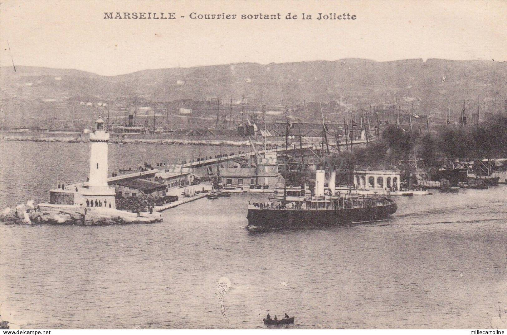 FRANCE - Marseille - Courrier sortant de la Joliette