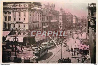 CPA Marseille la canebière Tramway