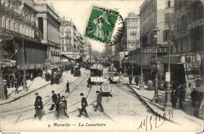 Marseille CPA La Cannebiere