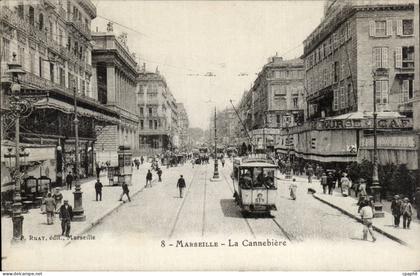 Marseille - La Cannebiere - CPA