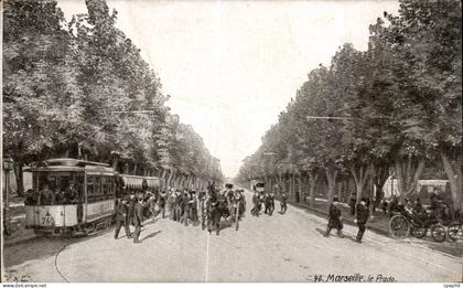 CPA Marseille La prado Tramway