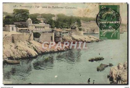 CPA Marseille Panorama de Maldorme (Corniche)