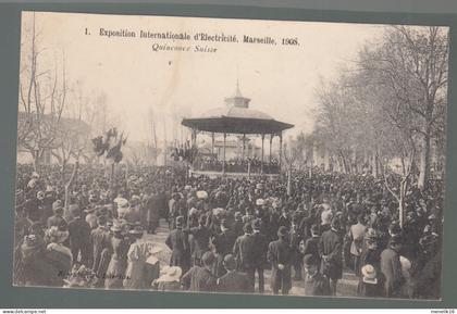 CP - 13 - Marseille - 1908 - Exposition internationale d'Electricité - Quinconce Suisse