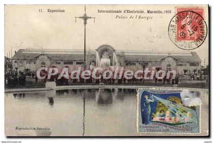 CPA Marseille Exposition Internationale D'Electricite Palais De I'Energie 1908 palais de l'énergie