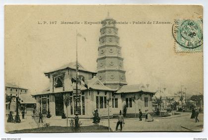 CPA - Carte Postale - France - Marseille - Expositions Coloniales - Palais de l'Annam - 1906 ( CP4277 )