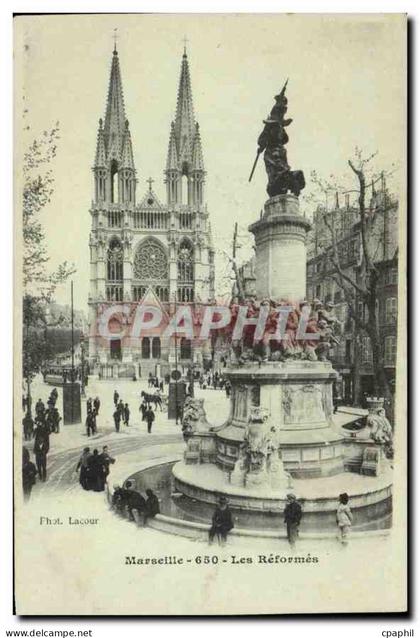 CPA Marseille Exposition Coloniale 1922 Les Reformes