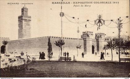 Marseille - Ewposition Coloniale 1922 - Palais de Maroc - CPA