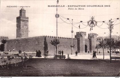 Marseille - Exposition Coloniale 1922 - Palais du Maroc - CPA