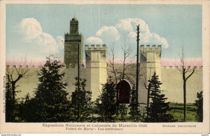 Marseille - Exposition Coloniale 1922 - Palais du Maroc - CPA