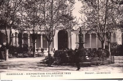 Marseille - Exposition Coloniale 1922 - Palais du Ministere - CPA