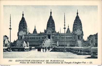 Marseille - Exposition Coloniale 1922 - Temple d'Angkor Vat CPA