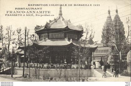 Marseille - Expositions Coloniales 1922 - Restaurant Franco Annamite