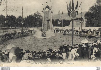 Marseille - Expositions Coloniales - Water Toboggan