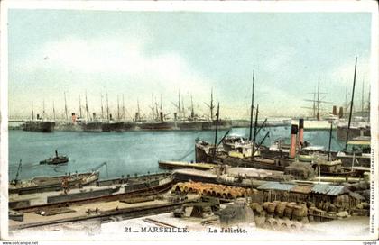 CPA Marseille La Joliette Bateaux