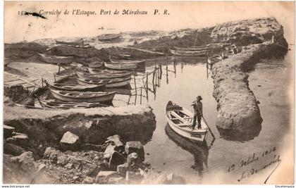 CPA Carte Postale France Marseille Corniche de l'Estaque Port de Mirabeau  VM102834ok