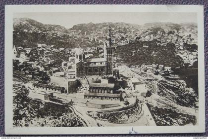 13 Marseille - Notre-Dame de la Garde vue oanoramique prise en avion 1929 / Flugaufnahme, cinderella stamp / Vignette