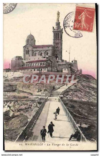 CPA Marseille La Vierge de la Garde