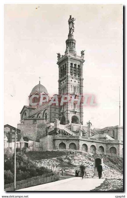 CPM Marseille La Basilique N D de la Garde