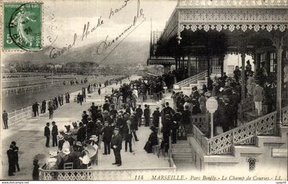 Marseille CPA Parc Borely Le champ de courses (hippodrome chevaux)