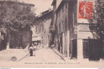 13 / MARSEILLE / ST MARCEL / PLACE DE L EGLISE / EDIT IP /