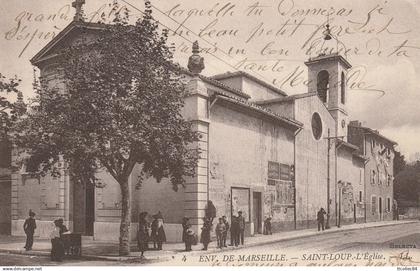 CPA-13-MARSEILLE-SAINT LOUP-L'église
