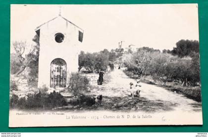 Rare-Banlieue Marseille La Valentine -Chemin notre Dame de la Salette -Allauch B-du-R Carte Postale-CPA