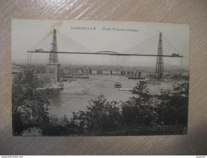 MARSEILLE Pont Transbordeur bridge Bouches-du-Rhone postcard FRANCE