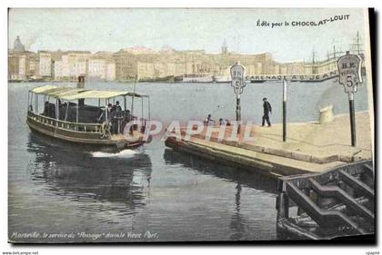 CPA Marseille le service du Passage Vieux Port