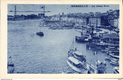 CPA Marseille Le Vieux Port Bateaux