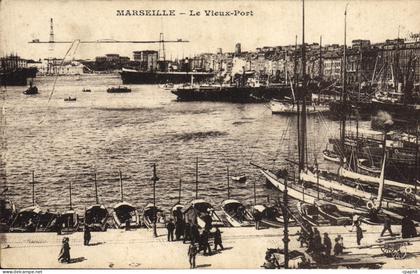 CPA Marseille Le Vieux Port Bateaux