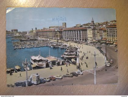 MARSEILLE Le Quai du Port Le Carrefoiur du Monde Bouches-du-Rhone Provence Alpes Cote d'Azur FRANCE postcard