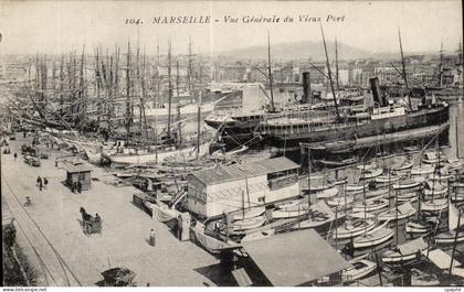 Marseille - Vue Generale du Vieux Port - CPA