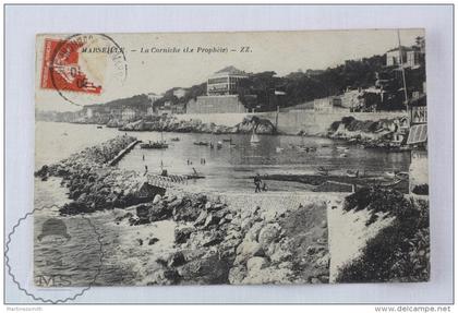 Old France Postcard - La Corniche (Le Prophète) - Animated