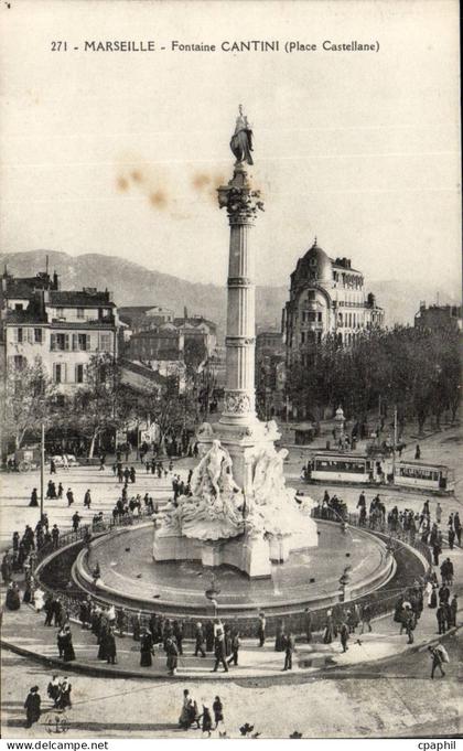 Marseille - La Fontaine Cantini - CPA