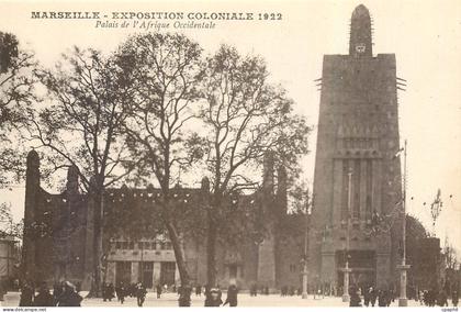 CPA Marseille Exposition Coloniale 1922 Palais de l'Afrique Occidentale