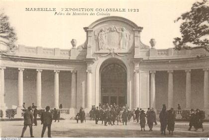 CPA Marseille Exposition Coloniale 1922 Palais du Ministere des Colonies