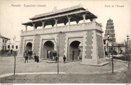 Marseille - Exposition Coloniale 1922 - Porte de l'Annam Elephant - CPA