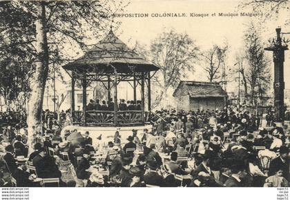 Marseille - Expositions Coloniales - Kiosque et musique Malgache