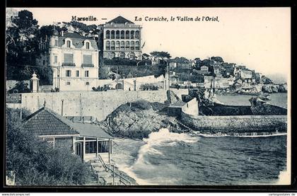 CPA Marseille, La Corniche, le Vallon de l`Oriol