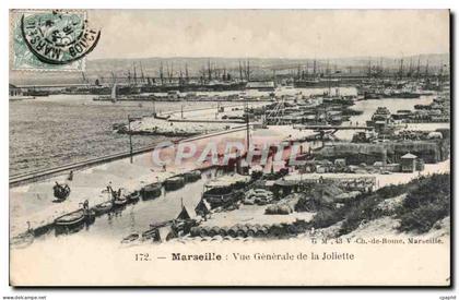 CPA Marseille Vue generale de la Joliette