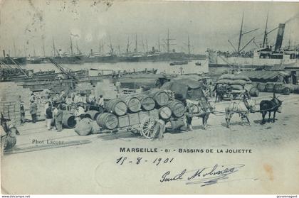 MARSEILLE  BASSINS DE LA JOLIETTE      2 SCANS