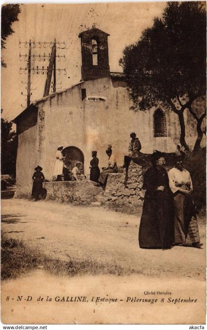 CPA MARSEILLE - L'ESTAQUE Pelerinage 8 Septembre (986328)