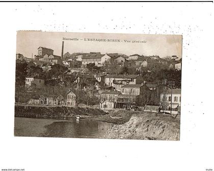MARSEILLE L'ESTAQUE RIAUX VUE GENERALE