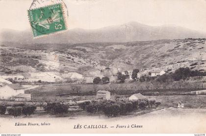 13 / MARSEILLE / LES CAILLOLS / FOURS A CHAUX