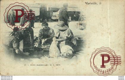 MARSEILLE - Types Marseillais (Lavandières)  France Frankreich Francia